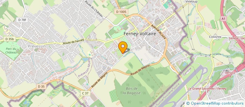 localisation de l'entreprise MONSIEUR CYRIL DAVILLERD à FERNEY-VOLTAIRE