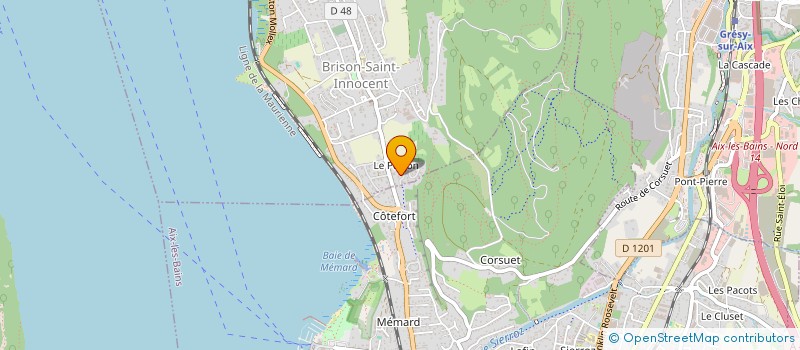 localisation de l'entreprise MONSIEUR CYRIL DE COCK  BRISON-SAINT-INNOCENT