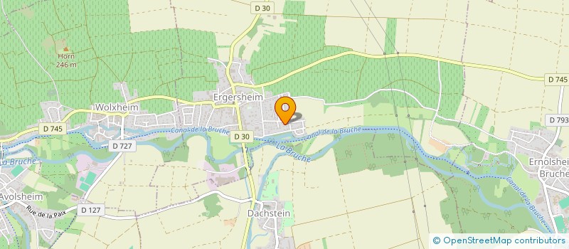 localisation de l'entreprise MONSIEUR CYRIL DEBIE  GAMBSHEIM