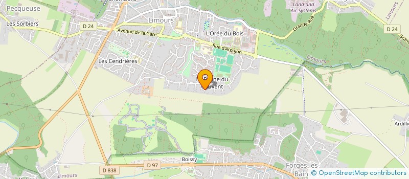 localisation de l'entreprise MONSIEUR CYRIL DEBRAILLY  LIMOURS