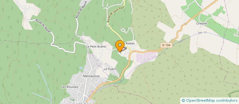 localisation de l'entreprise MONSIEUR CYRIL DECRESSAC  BANNE