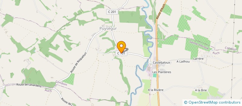 localisation de l'entreprise MONSIEUR CYRIL DEDEURWAERDER  SAINTE-CHRISTIE