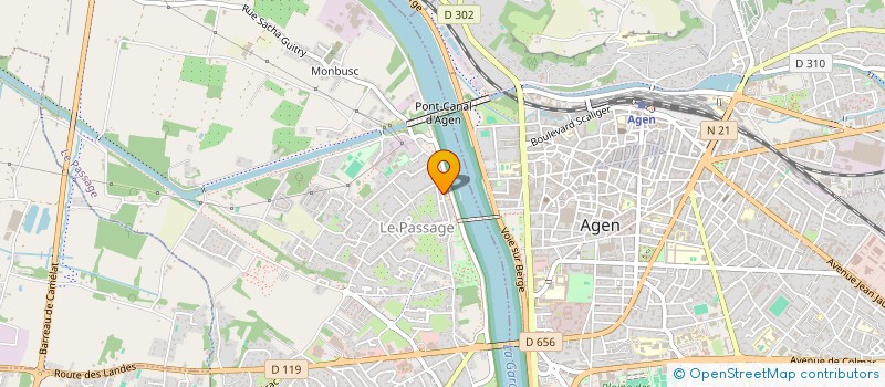 localisation de l'entreprise MONSIEUR CYRIL DEFRANCE  LE PASSAGE