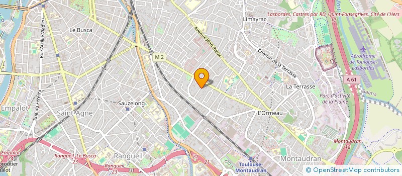 localisation de l'entreprise MONSIEUR CYRIL DEGARDIN à TOULOUSE