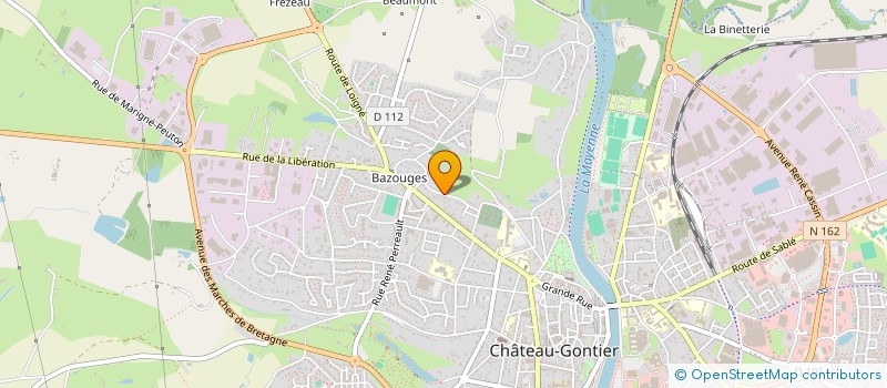 localisation de l'entreprise MONSIEUR CYRIL DEJEANNE à CHATEAU-GONTIER-SUR-MAYENNE