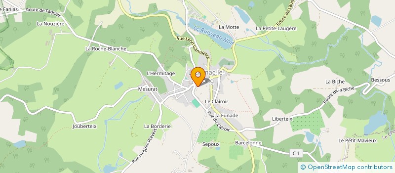 localisation de l'entreprise MONSIEUR CYRIL DELAGE à LE CHALARD