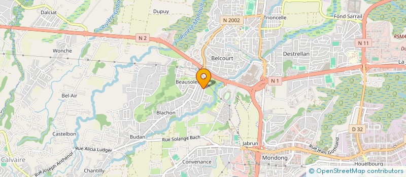 localisation de l'entreprise MONSIEUR CYRIL DELALAY  BAIE-MAHAULT