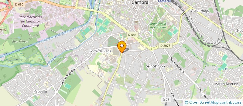 localisation de l'entreprise MONSIEUR CYRIL DELAY à CAMBRAI