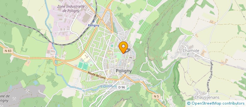 localisation de l'entreprise MONSIEUR CYRIL DELOS à POLIGNY