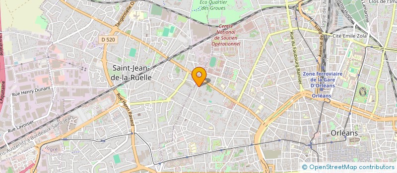 localisation de l'entreprise MONSIEUR CYRIL DELVALLEZ  ORLEANS