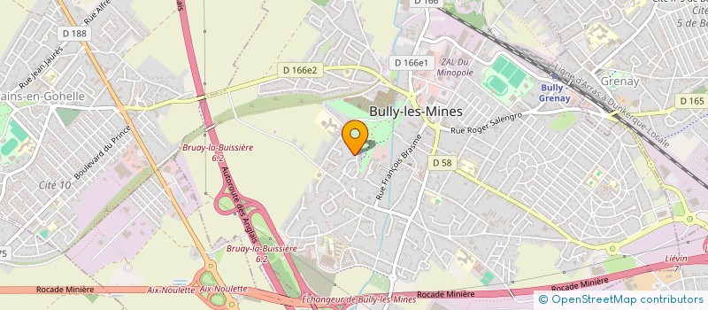 localisation de l'entreprise MONSIEUR CYRIL DELVALLEZ  BULLY-LES-MINES