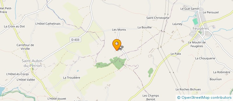 localisation de l'entreprise MONSIEUR CYRIL DEPERIERS  SAINT-MARTIN-D'AUBIGNY