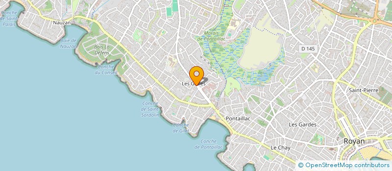 localisation de l'entreprise MONSIEUR CYRIL DEPEUX  VAUX-SUR-MER