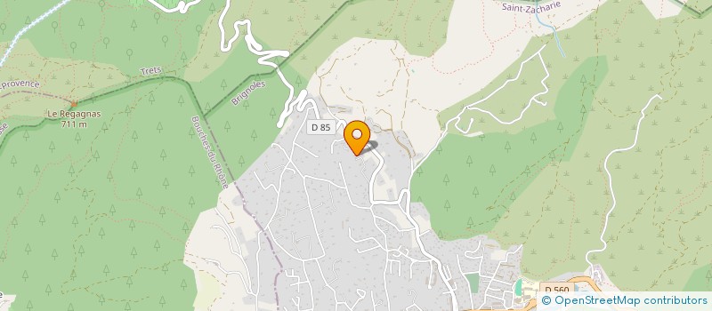 localisation de l'entreprise MONSIEUR CYRIL DESAGNEAUX  SAINT-ZACHARIE