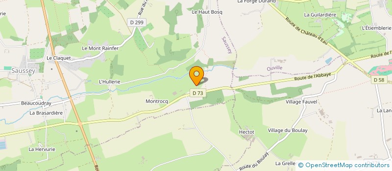 localisation de l'entreprise MONSIEUR CYRIL DESCHAMPS  SAUSSEY