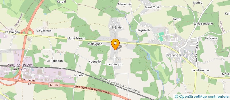 localisation de l'entreprise MONSIEUR CYRIL DESIMPEL à KERVIGNAC