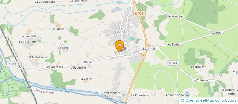 localisation de l'entreprise MONSIEUR CYRIL DESMARS  FEGREAC