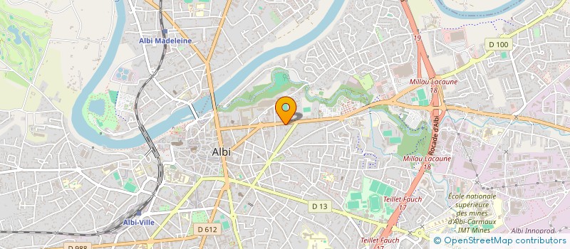 localisation de l'entreprise MONSIEUR CYRIL DESMOINAUX  ALBI