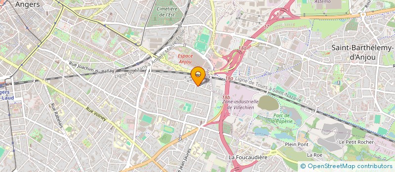 localisation de l'entreprise MONSIEUR CYRIL DESPRES à ANGERS