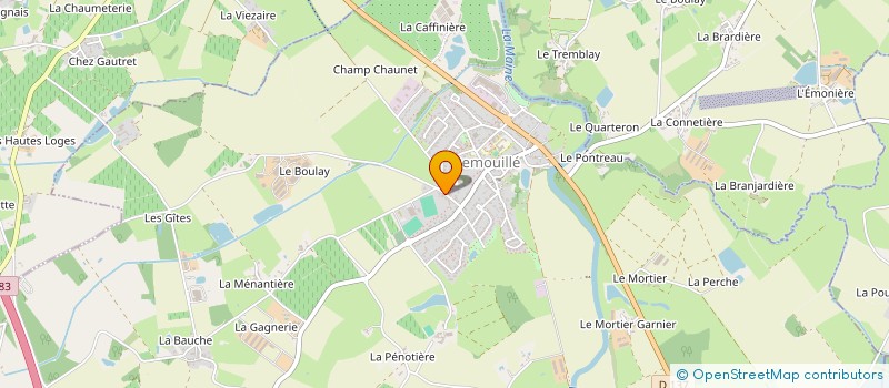 localisation de l'entreprise MONSIEUR CYRIL DESRAME à REMOUILLE