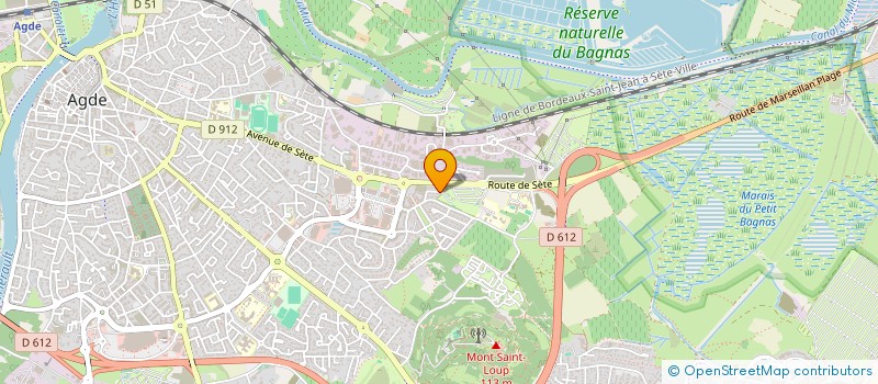 localisation de l'entreprise MONSIEUR CYRIL DESTEFANIS à AGDE