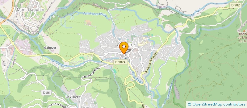 localisation de l'entreprise MONSIEUR CYRIL DEULEY  GUILLESTRE