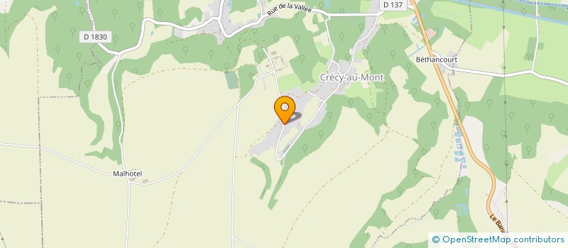 localisation de l'entreprise MONSIEUR CYRIL DI TITTA  CRECY-AU-MONT