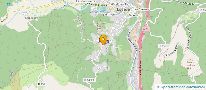 localisation de l'entreprise MONSIEUR CYRIL DIAZ à LODEVE