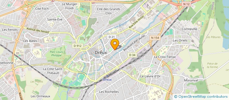 localisation de l'entreprise MONSIEUR CYRIL DION à DREUX