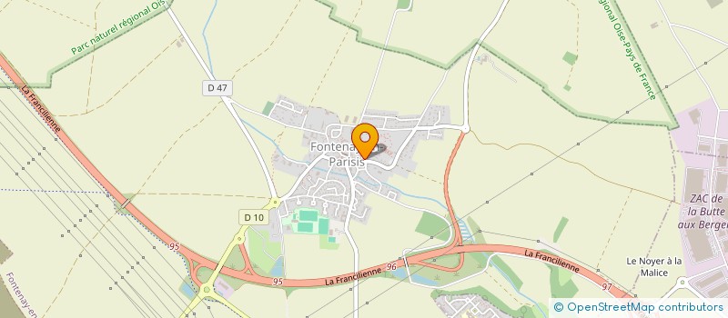 localisation de l'entreprise MONSIEUR CYRIL DIRIL  FONTENAY-EN-PARISIS