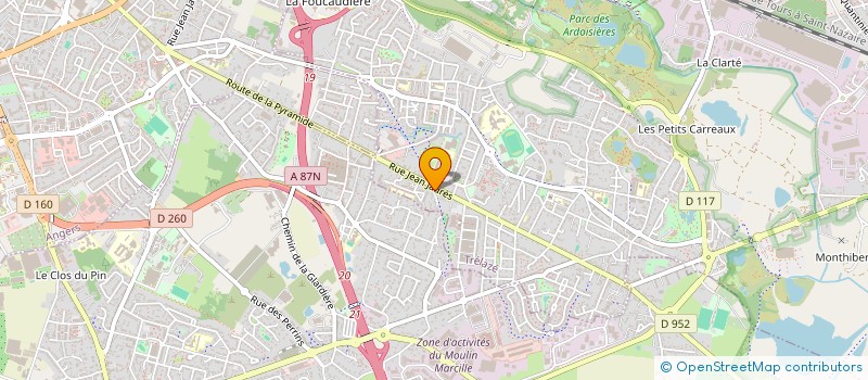 localisation de l'entreprise MONSIEUR CYRIL DOMEC  TRELAZE