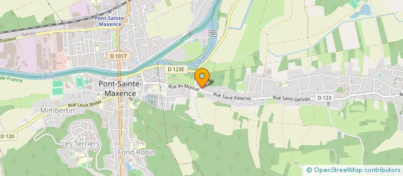 localisation de l'entreprise MONSIEUR CYRIL DOSIERE  PONTPOINT