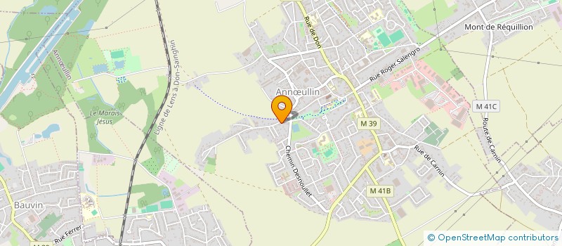 localisation de l'entreprise MONSIEUR CYRIL DOUEZ  ANNULLIN