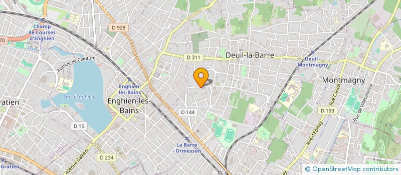 localisation de l'entreprise MONSIEUR CYRIL DOUSSAINT à DEUIL-LA-BARRE