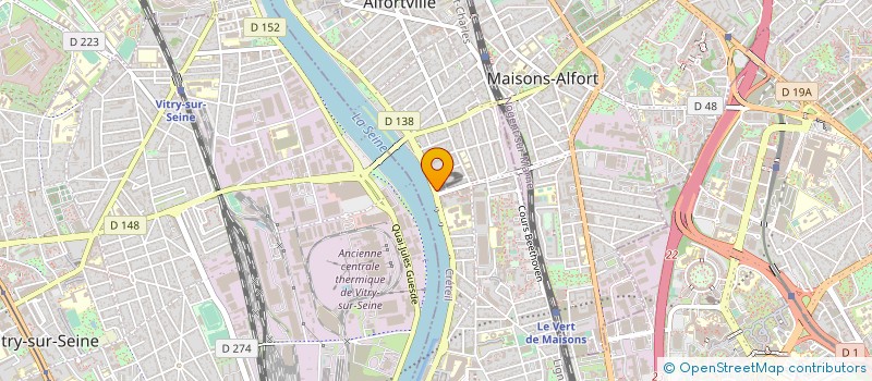 localisation de l'entreprise MONSIEUR CYRIL DRAY à ALFORTVILLE