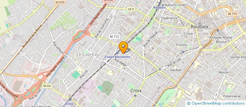 localisation de l'entreprise MONSIEUR CYRIL DROUAIN à CROIX