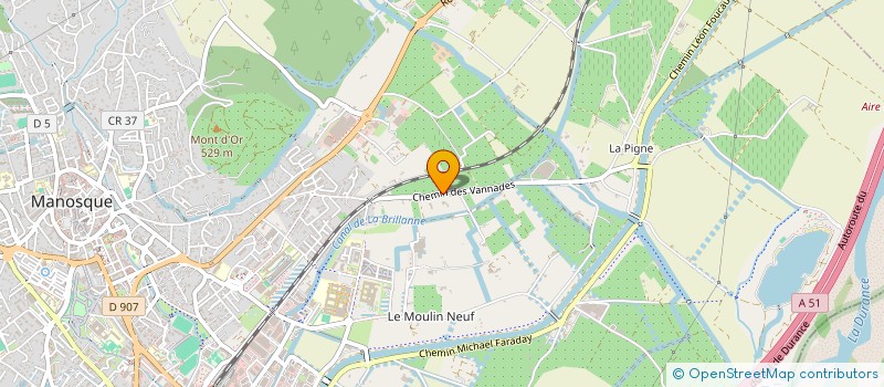 localisation de l'entreprise MONSIEUR CYRIL DROUARD à MANOSQUE