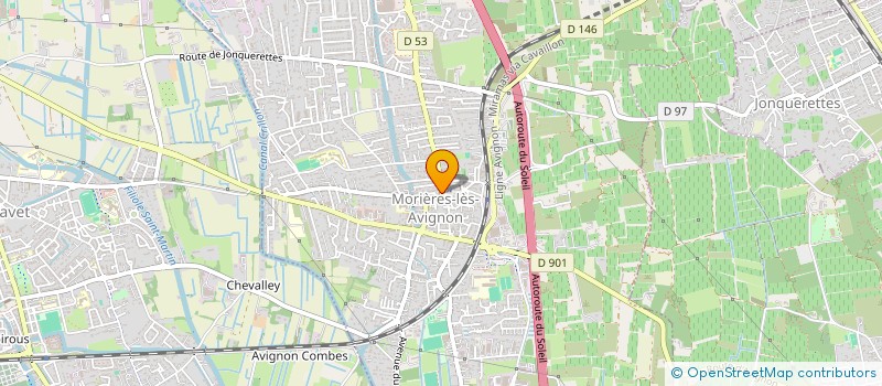 localisation de l'entreprise MONSIEUR CYRIL DRUTEL  MORIERES-LES-AVIGNON