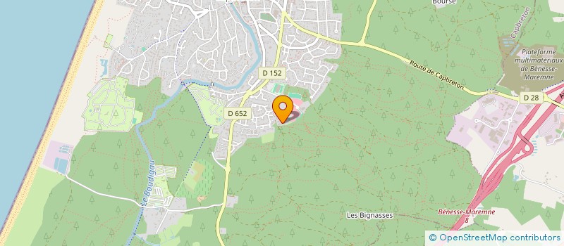 localisation de l'entreprise MONSIEUR CYRIL DUBERTRAND  CAPBRETON