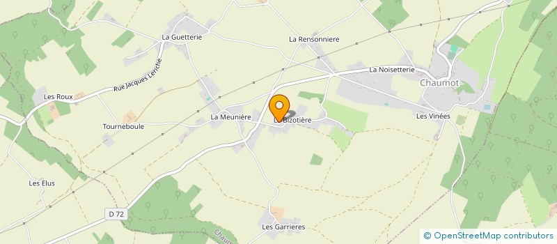 localisation de l'entreprise MONSIEUR CYRIL DUBOIS à CHAUMOT
