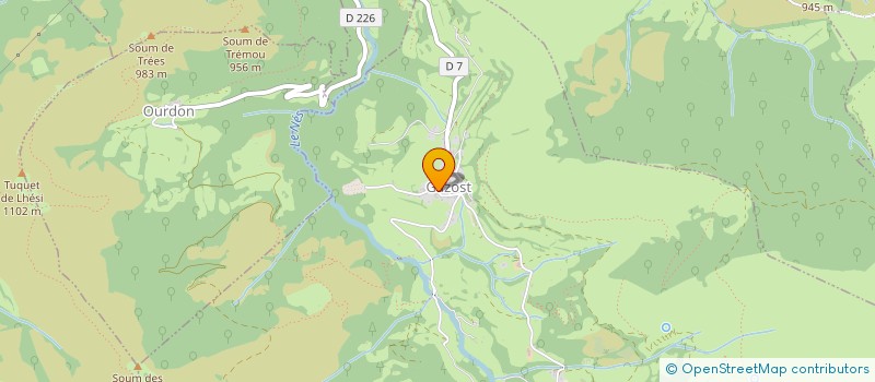 localisation de l'entreprise MONSIEUR CYRIL DUCASSE  GAZOST