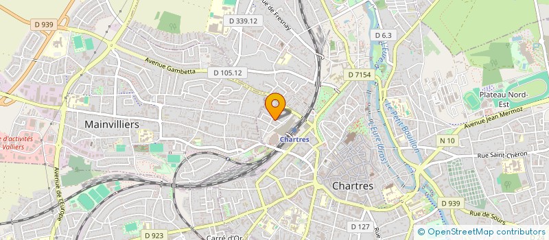 localisation de l'entreprise MONSIEUR CYRIL DUCLOS à CHARTRES