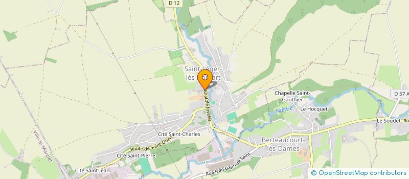 localisation de l'entreprise MONSIEUR CYRIL DUCORROY  SAINT-LEGER-LES-DOMART