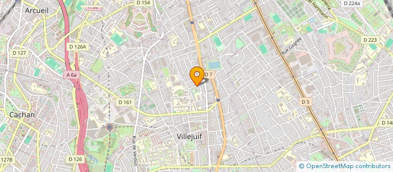 localisation de l'entreprise MONSIEUR CYRIL DUCOURNAU à VILLEJUIF