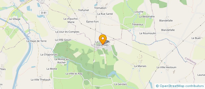 localisation de l'entreprise MONSIEUR CYRIL DUFEU  LA CHAPELLE-AUX-FILTZMEENS