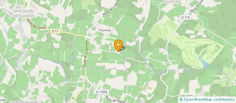 localisation de l'entreprise MONSIEUR CYRIL DUFOUR  SAINT PHILIPPE D'AIGUILLE