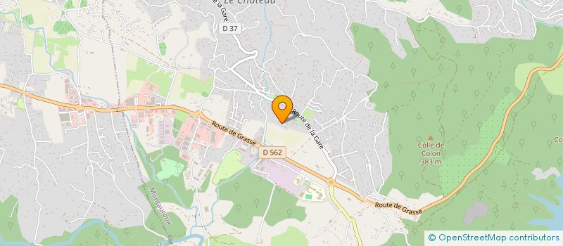 localisation de l'entreprise MONSIEUR CYRIL DUHAMEL  MONTAUROUX