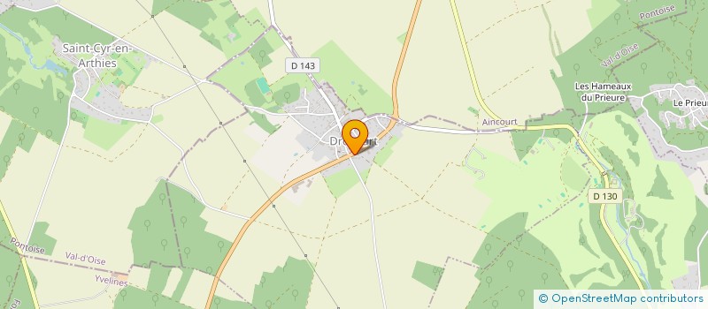 localisation de l'entreprise MONSIEUR CYRIL DULOUT  DROCOURT