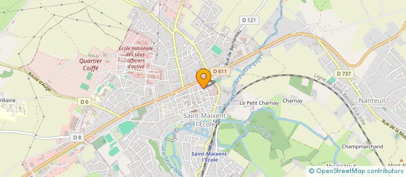localisation de l'entreprise MONSIEUR CYRIL DUPONT à SAINT-MAIXENT-L'ECOLE