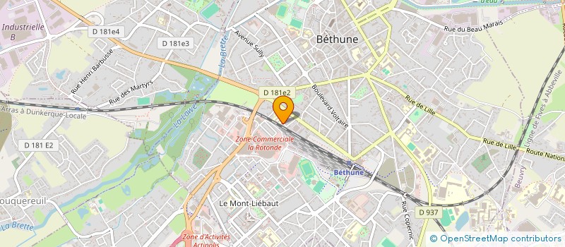 localisation de l'entreprise MONSIEUR CYRIL DUPONT  BETHUNE